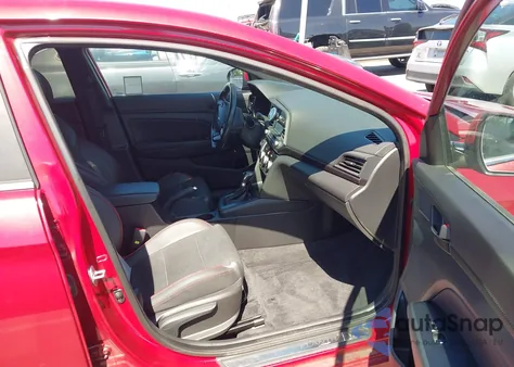 2019 Hyundai Elantra Sport from USA, damaged, VIN KMHD04LB4KU833250